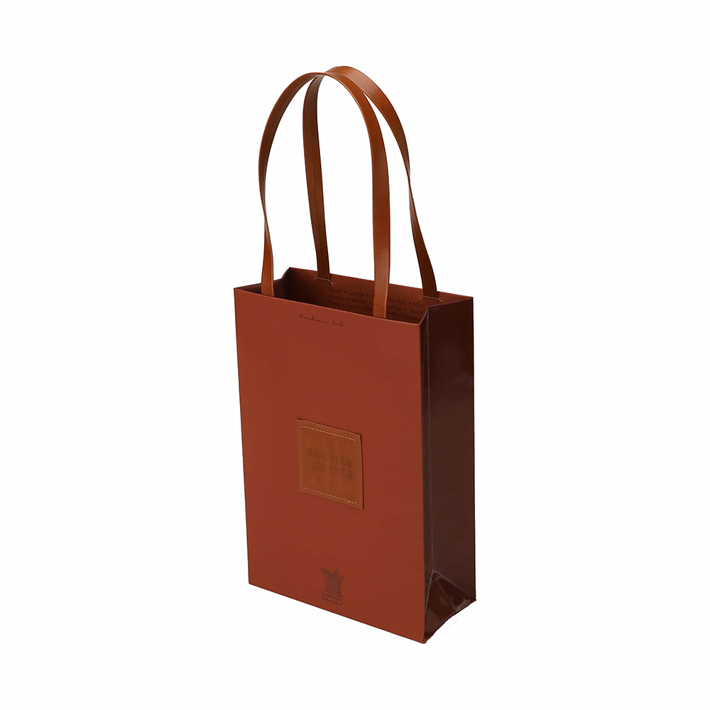 Custom Brown Paper Bag with Handles