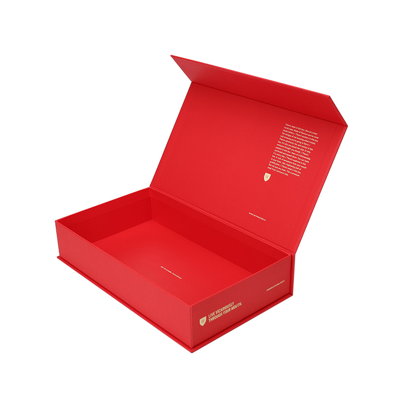 Custom Red Clothing Boutique Box