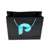 Custom Black Garment Paper Bag for Clothing Packaging